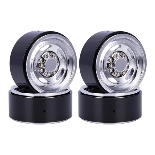 Jante 1.9 RC aluminium CNC pour Axial Scx10 Capra Trx4 mise a niveau 4x