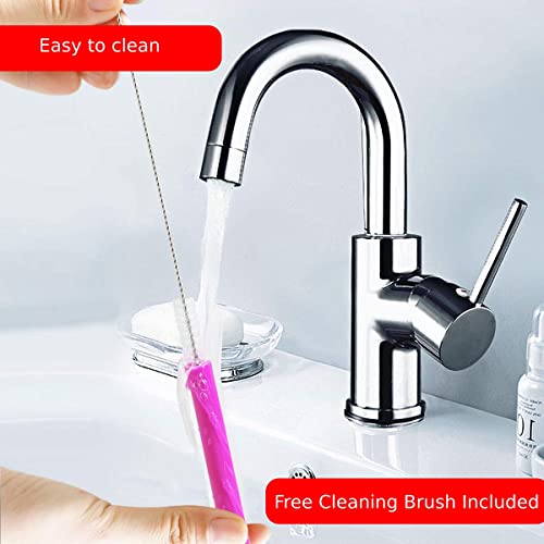 Reusable Silicone Drinking Straws - Set Of 5 - Bpa Free - Free Cleaning Brush Included - Work With 20 Or 30Oz Tumblers, Bubba & Yeti Mugs - Perfect For Smoothies #TOP1