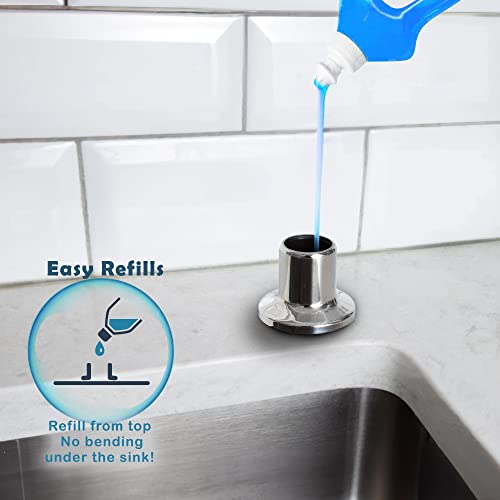 Palastyles SOAP DISPENSER HD2 Built-In Soap And Hand Lotion Dispenser Pump For Kitchen Sink Or Countertop, Crome Polished thumb #3