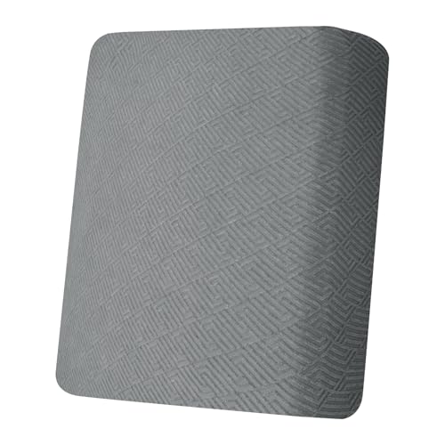 XINEAGE Couch Cushion Covers Seat Cushion Cover Thick Stretch Sofa Slipcovers 1 Piece Individual Couch Covers with Elastic Bottom(Single Seat Cushion/Backrest,Light Grey)