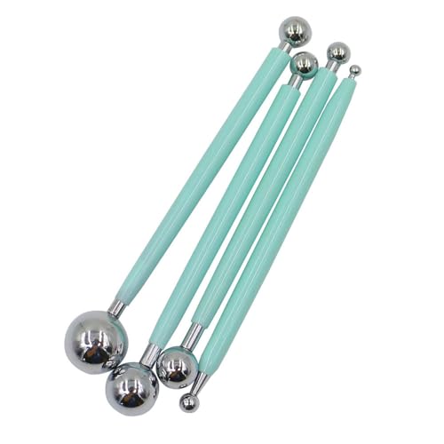 Strumento per sigillatura a sfera in metallo, confezione da 4 strumenti di rimozione del silicone, kit di attrezzi per argilla polimerica, strumento professionale per sigillatura di piastrelle,