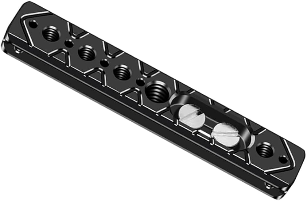 Amazon | FEICHAO 120mm 1/4インチ 3/8インチ穴バープレート デジタル