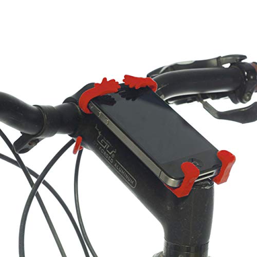 Bondi Silicon Flexible Cell Phone Holder, (Red) - Thumbnail 4
