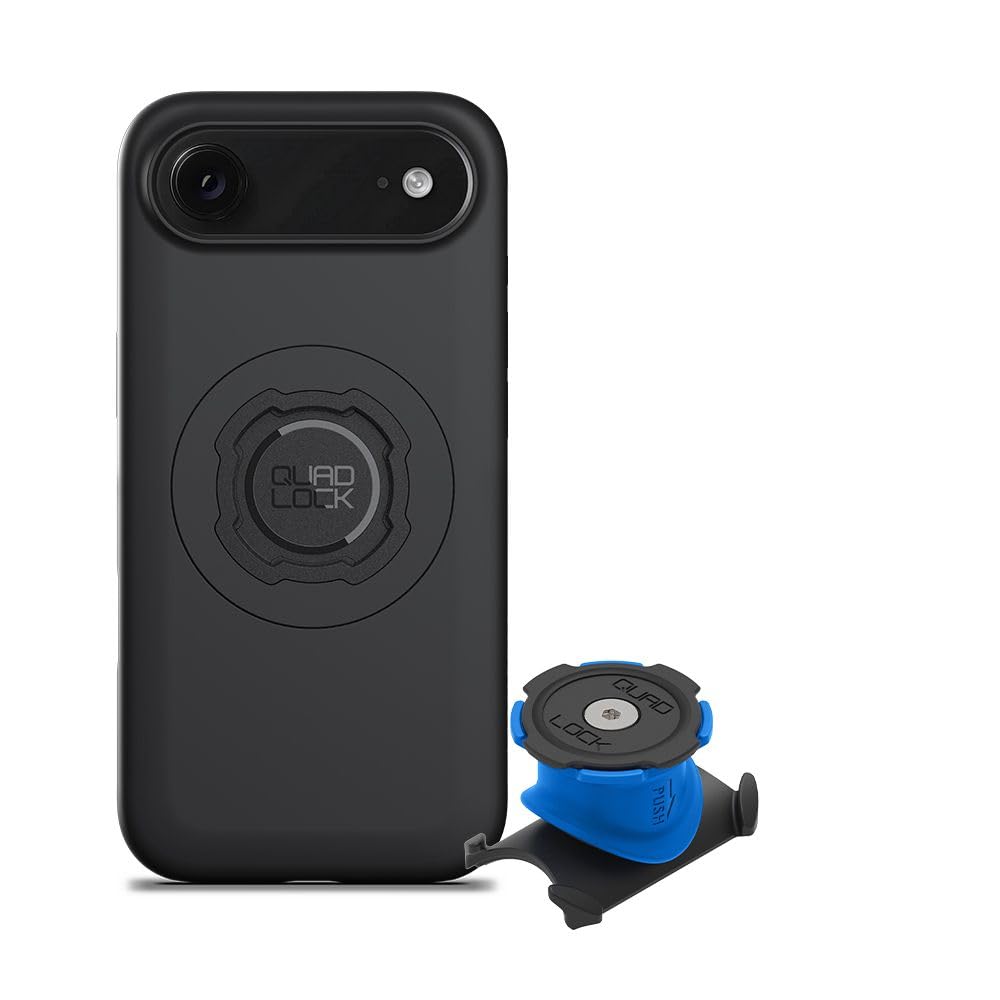 Quad Lock Stem/Handlebar Bike Phone Holder Kit with MAG Phone Case for iPhone 17 Air