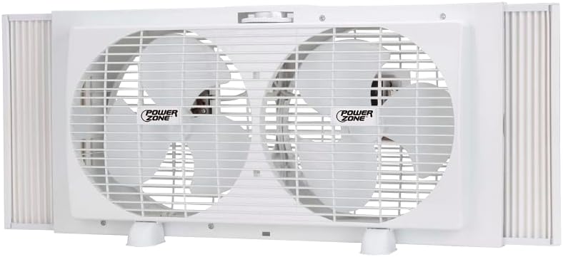 FAN WINDOW TWIN 9IN