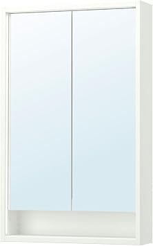 Banyo duvar dolab , beyaz, 60x15x95 cm