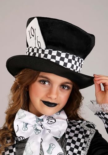 Disfraz Deluxe Gorro Loco Oscuro para Niñas miniatura 3