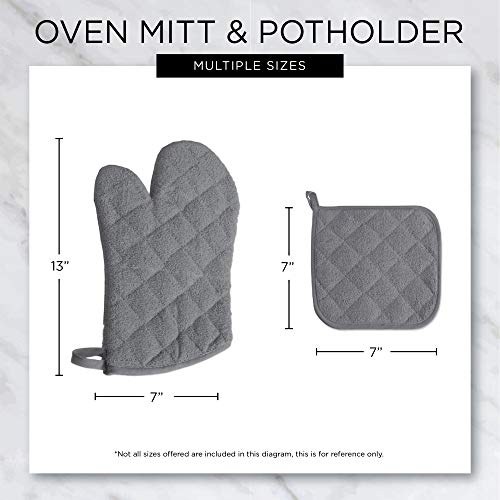 Dii CAMZ33282 Basic Terry Collection 100% Cotton Quilted, Oven Mitt thumb #9