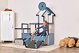 Quadro | Evolution Home | Spielhaus für drinnen und draußen | Fördert Entwicklung von Kindern | Beliebig modular & erweiterbar | 6 Jahre Garantie | Ab 6 Monate (Petrol)