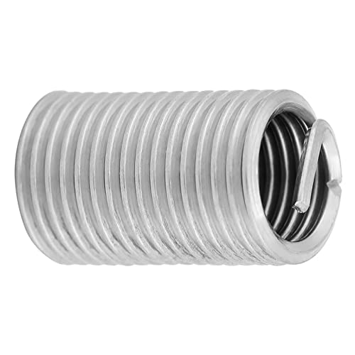 Sunicon M8x1,25x3D Gewindeeinsätze, 10 Stücke Edelstahl Helicoil Drahtgewinde Schraubeinsätze Reparatur Werkzeug Set, für Automobile, Dampfturbinen Metall Kunststoff Verarbeitenden Industrie