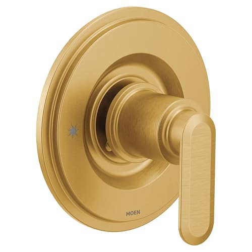 Moen Greenfield Manija Monomando para Bañera y Ducha Acabado Oro Cepillado, Válvula Requerida, Modelo T2221BG miniatura 1