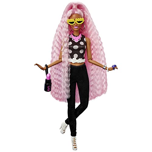 Barbie Extra Deluxe Muñeca con Accesorios y Mascota miniatura 4
