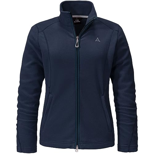 Schöffel Damen Fleece Jacket Leona3, navy blazer, 40