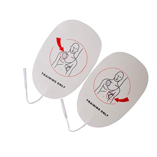 Elysaid Latex Free Foam Xft Aed Practi-Trainer Replacement Pads,Adult, 6 Pairs #TOP2