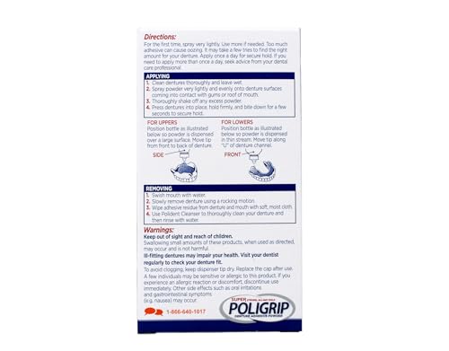 Glaxo Smith Kline Super Poligrip Denture Adhesive - 3634227EA - 1 Each/Each