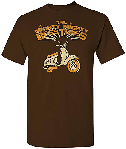 JSR Mighty Mighty Bosstones - Mens Scooter Brown T-Shirt, Size: Small, Color: Brown