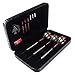 CUESOUL 24 Grams Tungsten Steel Tip Darts Set 95% Tungsten with 1 Deluxe Dart Case