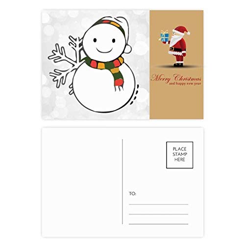 Cartes postales bonhomme de neige pour décorer vos tables de fête