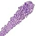 Candy Envy - Iridescent Lavender Rock Candy Sugar Sticks - Tutti Frutti Flavored - 12 Individually Wrapped Party Favors
