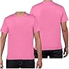 Custom Tshirt for Men/Women Personalised T Shirt Printed Vintage T-Shirt with Photo Text Front & Back Print Your Own T-Shirts Customised Tee Shirt for Mothers Day, Birthdays Pink XL #1