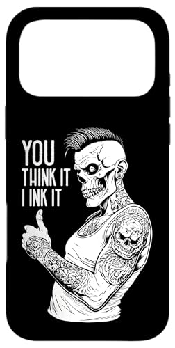 �^�g�D�[�A�[�e�B�X�g Tattooist Job You Think It I Ink It Zombie �X�}�z�P�[�X iPhone 17 Pro Max �p