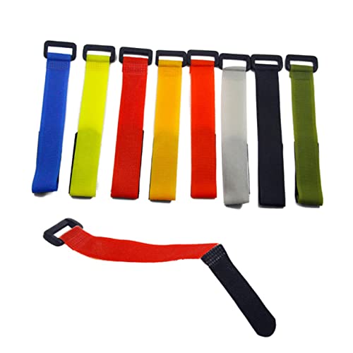 GOOHOCHY Fishing Rod Accessories Kit 15pcs Binding Belt Rod Straps Random Color