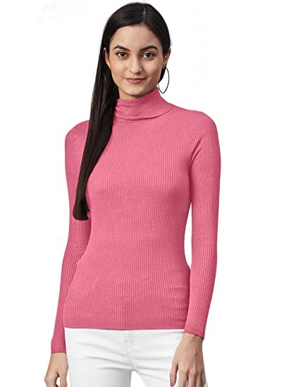 r lon RZLECORT Ribbed Sweatshirt Casual Wear Highneck/Full Sleeves Tops for Women and Girls-picture-20