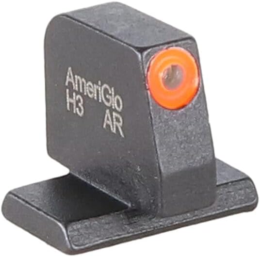 Ameriglo Green Tritium Front Sight with Orange Outline for S&W M&P, .378" H .125" W, Enhanced Visibility (SW-212-378-O)