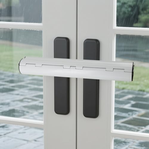 Nexhyp Patio Door Security Lock for French Double Doors - Easy to Install, Durable Design for Conservatory and Patio Doors, with Scratch Protection Inserts