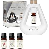 福岡県に本社を構えるベルモンドの「AROMA FLOW -Sui-(アロマフロー -スイ-) アロマディフューザー」は、シンプルで効率的に香りを拡散するネブライザー式のアロマディフューザーです。水を使用せず、エッセンシャルオイル本来の香りをそのままお楽しみいただけます。Suiのリッチミストは、香りをしっかりと広げるために、噴霧量が多い仕様となっています。そのため、水に弱い素材や繊細な家具の上・近くでのご使用はお控えください。 ▶▶▶【セット内容】 ディフューザー&アロマオイルリラックスセット【3...