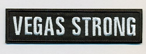 Vegas Strong- 4 x 1 inch Embroidered Patch - Shipped from USA