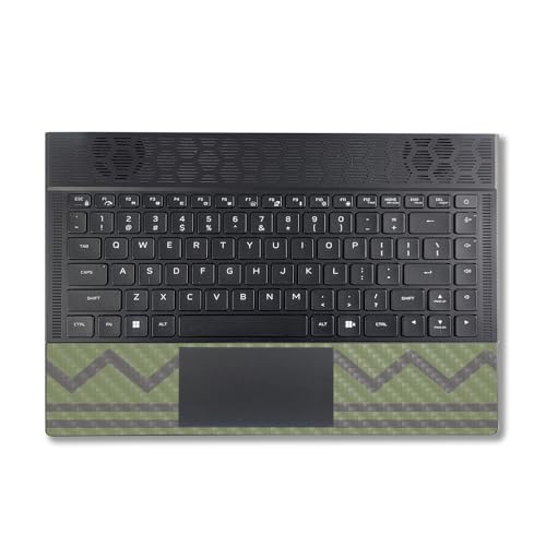 Image of MightySkins Carbon Fiber Skin Compatible With Alienware X14 R2 (2023) Full Wrap Kit - Green Western | Protective, Durable Textured Carbon Fiber Finish | Easy To Apply & Change Styles | Made in the USA