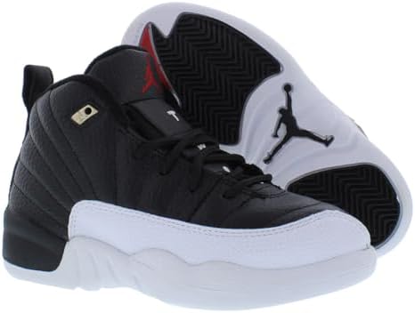 Nike Little Kid's 12 Retro Playoffs Black/Varsity Red-White (151186 006) - 3 | Image 1