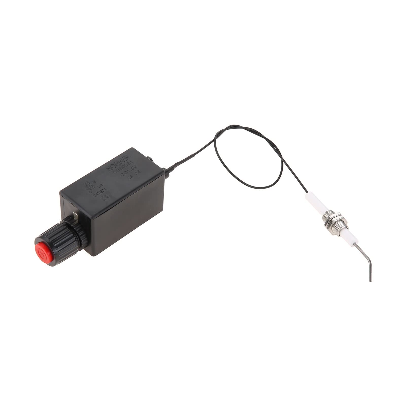 Generatore di scintille Universale BBQ Grill a Gas Sostituzione Accenditore AA con Filo elettrodo Kit di accensione a impulsi ad Alta efficienza 11.8quot;Lungo Go
