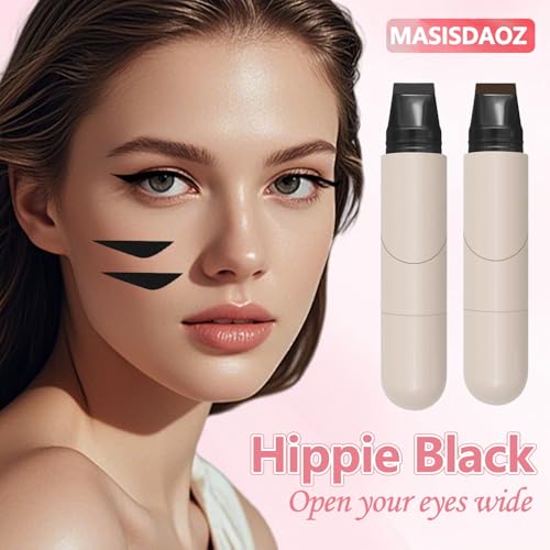 Marcador Eyeliner Stamp 2 Piezas Negro y Marrón miniatura 5