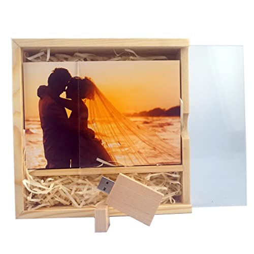 Desuerte Chiavetta USB da 16 GB in legno e scatola...