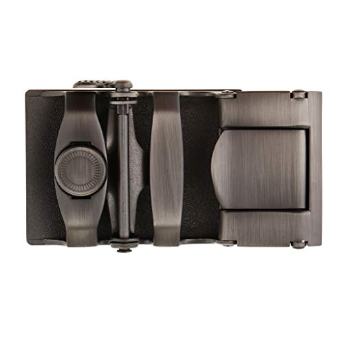 Esquirla 3 Fivelas de Cinto Retângulo com Catraca Deslizantes Automáticas para Alça de Cinto 34-36mm