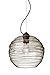Besa Lighting 1KX-462702-BR Besa Wave 10 Cord Pendant with Smoke glass Besa Wave 10 Cord PendantCollection