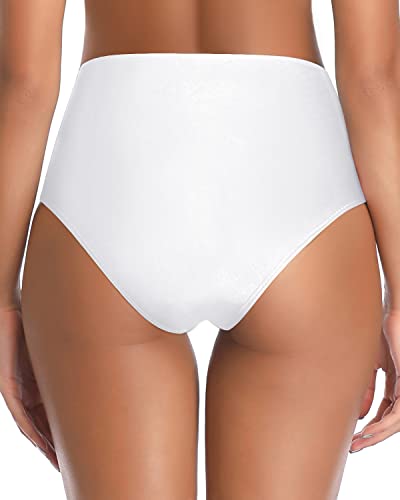 Tempt Me Women High Waisted Bikini Bottom Full Coverage Swimsuit Bottom2