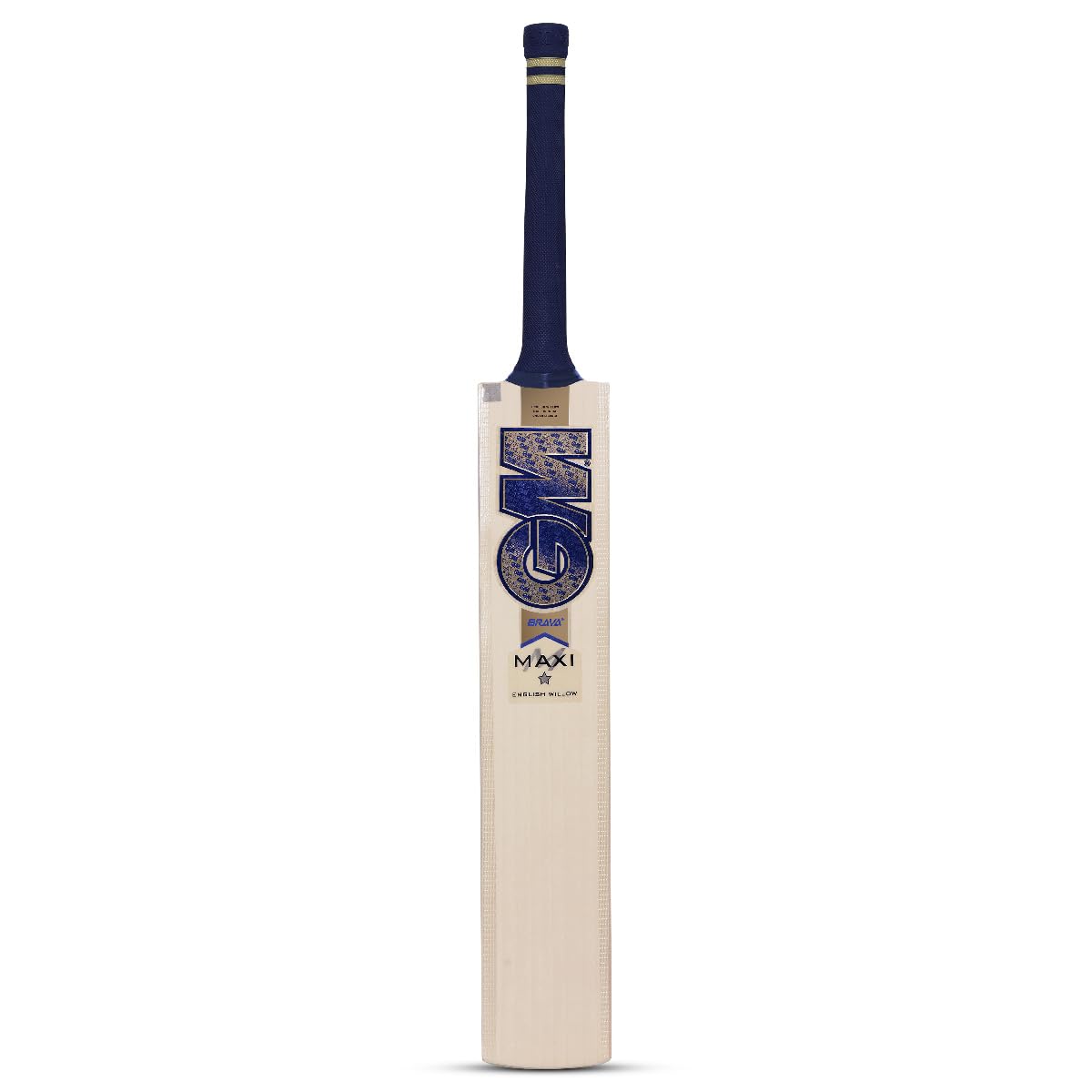 GM Brava Maxi English Willow Cricket Bat for Mens, Size - Harrow