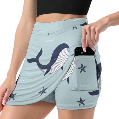 Jupe de tennis pour femme jupe short de golf sport mini jupe de course avec poche