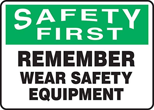 Affiche Safety First Remember pour securiser vos ateliers et zones de stockage
