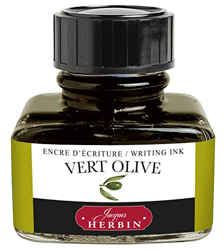 Jacques Herbin Vert Olive 30ml Ink Bottle
