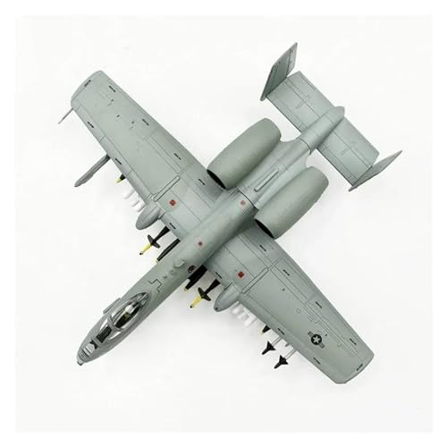 Avión A10 Thunderbolt de metal fundido a presión réplica coleccionable escala 1/100 6