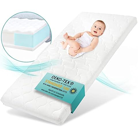 Sun Garden Kindermatratze 70x140 x11 cm I Oeko Tex 100 Zertifiziert I Optimale Baby Matratze für Kinderbett oder Reisebett I Bezug bis zu 60°C Grad waschbar I BALELU Edition Cover