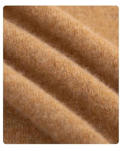 Men's High Collar Slim Fit Long Sleeve Sweater Men Loose Knitted Sweater Warm Pullovers Jumper4