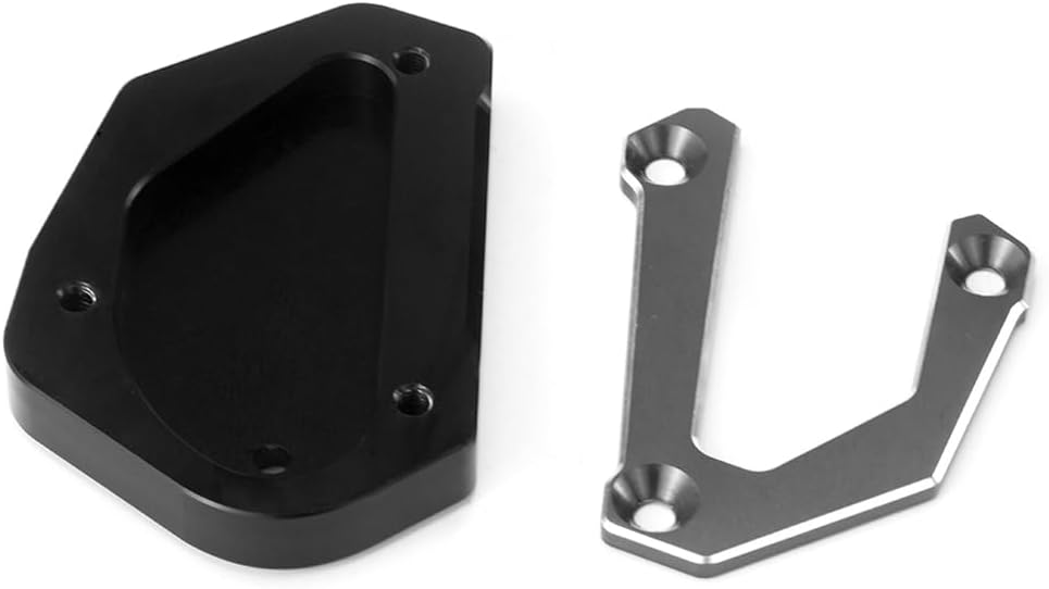 Motorcycle Side Stand Extension Kickstand Plate Compatible With SUZUKI Vstrom 650 650XT 2004-2023 Vstrom | Foot Pad Support DL650 DL650A XT Vstrom650 V-strom 650 Accessories (gray)
