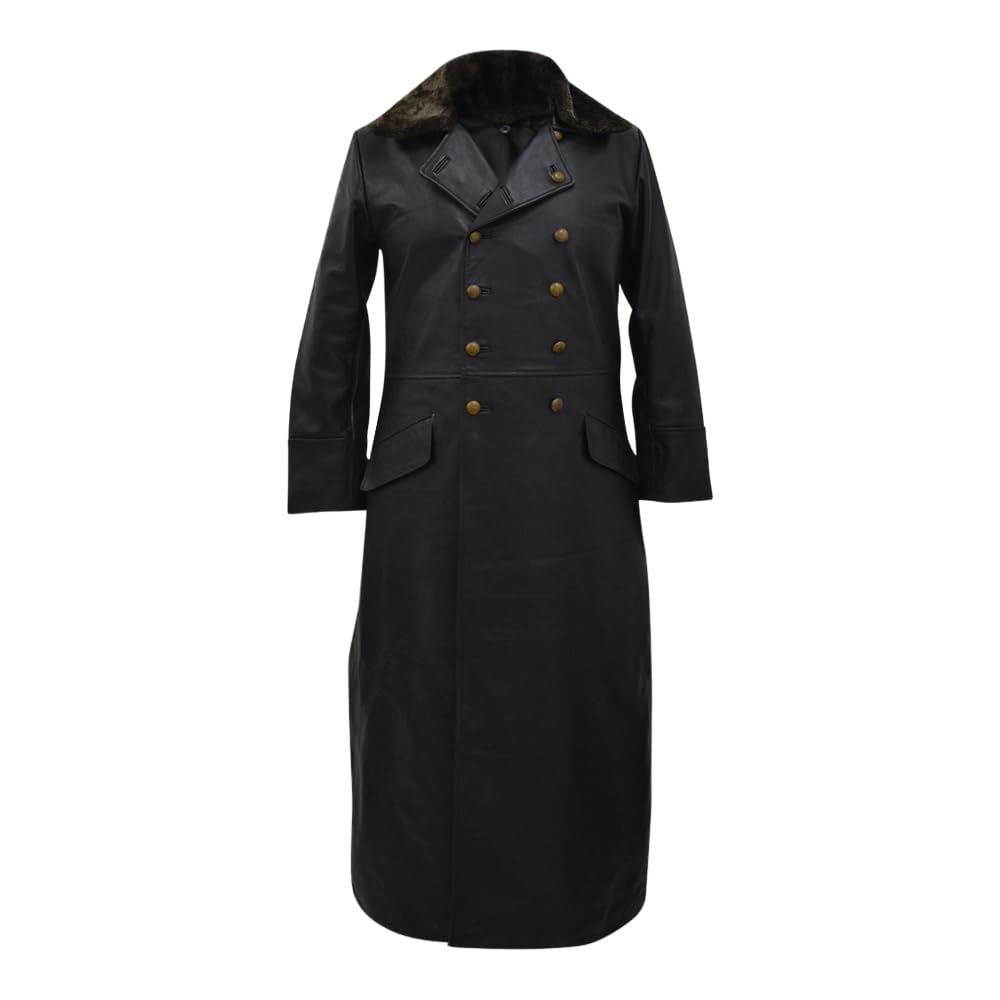 World War 2 Leather German Coat - Waffen Elite Officers
