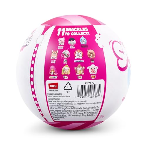 image for ZURU Snackles Snackles Series 2 Mystery UNbox 5 Inch Plush in Capsule 
