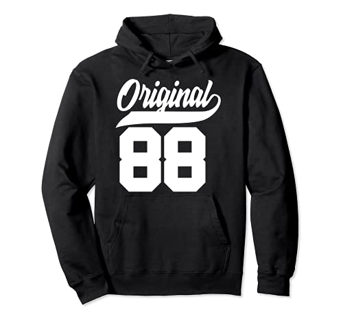Regalo de 33 cumpleaños Chicos Chicas Original Nacido 1988 Sudadera con Capucha